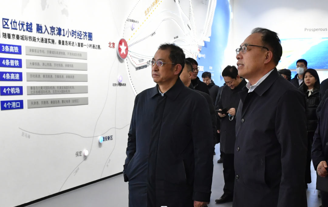 丁伟到北戴河新区调研